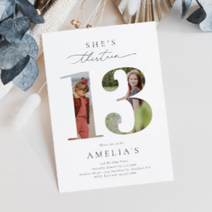 Photo Invitation à l'anniversaire du 13e anniversa