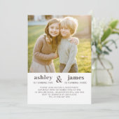 Photo Invitation d'anniversaire conjointe (Debout devant)