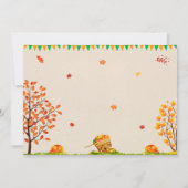 Photo Invitation d'anniversaire d'automne (Dos)