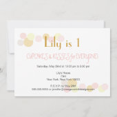 Photo Invitation d'Anniversaire - Fille (Dos)