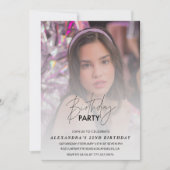 Photo Invitation de 22e anniversaire Birthday Part (Devant)