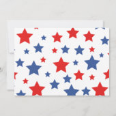 PHOTO - Invitation de fête d'anniversaire 4 juille (Dos)