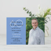 Photo Invitation de fête du 60e anniversaire pour (Debout devant)