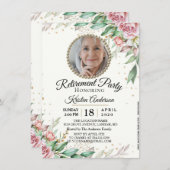 Photo Invitation de la partie de retraite botaniqu (Devant / Derrière)