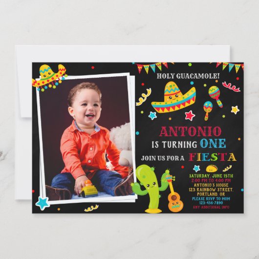 Photo Invitation Fiesta Invitation Fiesta (Devant)