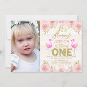 Photo : Invitation flambante pour le premier anniv (Devant)