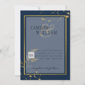PHOTO Invitation Mariage Code QR Enregistrez la Da (Devant)