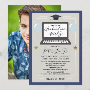 PHOTO - Invitation pour une fête de remise de dipl