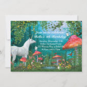 Photo Invitations à la fête d'anniversaire de Unic (Dos)