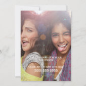 Photo Invitations du parti Bachelorette (Dos)