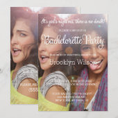 Photo Invitations du parti Bachelorette (Devant / Derrière)