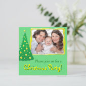 Photo Invitations personnalisées à la fête de Noël (Debout devant)