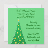 Photo Invitations personnalisées à la fête de Noël (Dos)