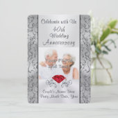 Photo, Invitations personnalisées pour le 40e anni (Debout devant)