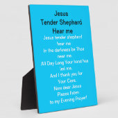 Photo Jésus Tender Shephard M'entendre Plaque (Côté)