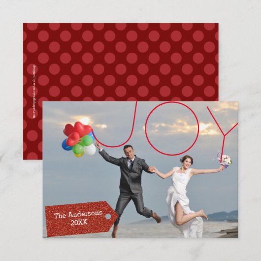 Photo Joy - Carte de Noël 3x5 (Devant / Derrière)