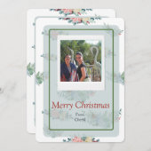 Photo Joyeuse carte de Noël (Devant / Derrière)