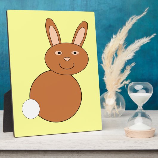 Photo Joyeuse Plaque Bunny de Pâques (Côté)