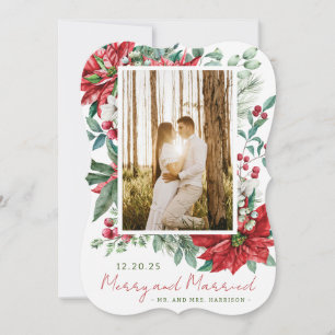 Photo Joyeux et Marié Carte de Noël