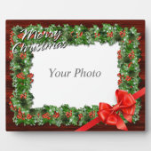 Photo Joyeux Noël 2 Plaque (Devant)