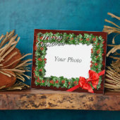 Photo Joyeux Noël 2 Plaque (Côté)