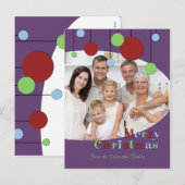 Photo Joyeux Noël Cartes postales Décorations mode (Devant / Derrière)