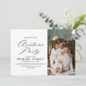 Photo Joyeux Noël Fête Invitations Cartes (Debout devant)