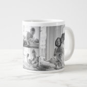 Photo Jumbo personnalisée Collage Mug (Devant droit)