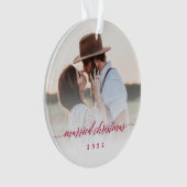 Photo Keepsaké de Noël marié (devant)