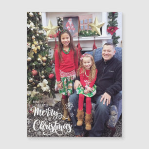 Photo Kids Christmas Magnet Carte cadeau pour gran