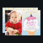 PHOTO KIDS PARTY INVITATION rétro crème glacée côn<br><div class="desc">par kat massard >>> www.simplysweetPAPERIE.com <<< Illustration originale de ma part ! ! ! Un design super mignon, mais élégant cône glacé thème invitation pour l'anniversaire de votre enfant. Wow vos amis et votre famille avec ce petit nombre ; D Configurer en tant que modèle il est simple pour vous...</div>