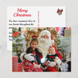 PHOTO Kinder of Family Afbeelding kerstfeestdag Feestdagenkaart