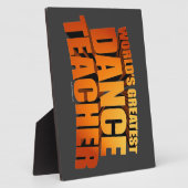 Photo La plus grande plaque d'enseignant de danse du mon (Côté)