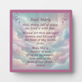 Photo La prière de Hail Mary sur une plaque (Devant)