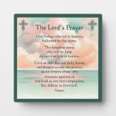 Photo La prière du Seigneur sur une plaque (Devant)