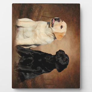 Photo Labrador Récupérer Plaque avec de l'Easel