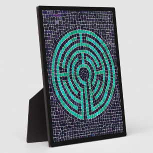 Photo LABYRINTH III 8x10 Plaque avec Easel - Noir