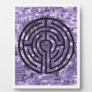 Photo LABYRINTH VI 8x10 Plaque avec Easel - Blanc