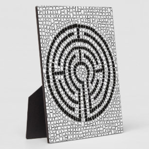Photo LABYRINTH VII 8x10 Plaque avec Easel