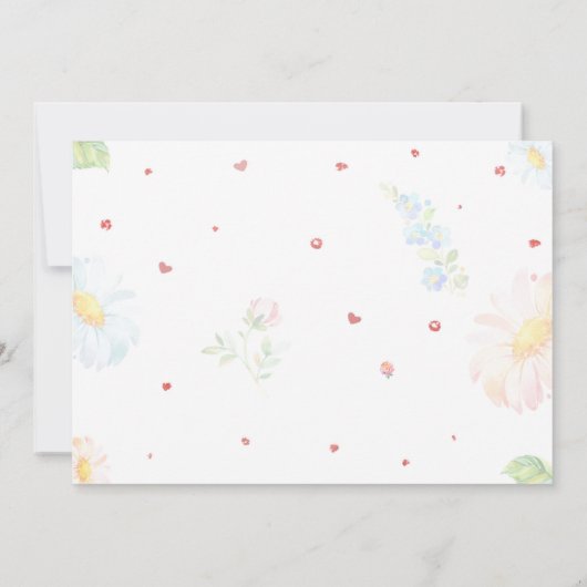 Photo Ladybug 1ère invitation anniversaire Soirée (Dos)