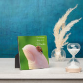 Photo Ladybugs "Les plus petits miracles" Plaque cadeau (Insitu)