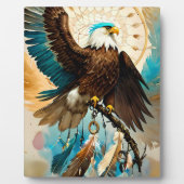 Photo L'aigle Dreamcatcher | Plaque de table (Devant)