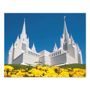 Photo LDS San Diego Temple 14" x 11"