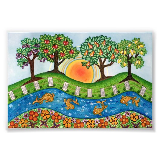 Photo Lever de soleil à l'Orchard qualité impression pho (Devant)