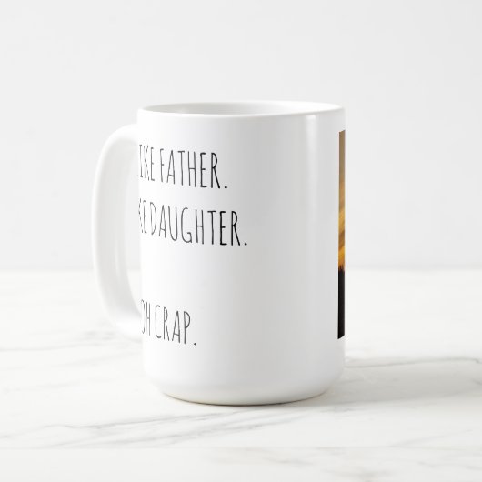 Photo Like Père Like fille/fils Coffee Mug (Devant gauche)