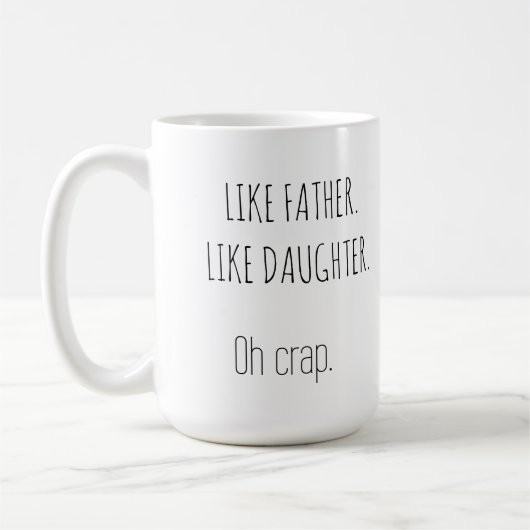 Photo Like Père Like fille/fils Coffee Mug (Gauche)
