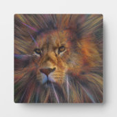 Photo Lion dans la galerie Plaque avec l'Easel (Devant)