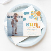 Photo Little Sunshine Invitation Anniversaire