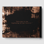 Photo Livre d'invité Romantic Elegant Foil Livre d (Verso)