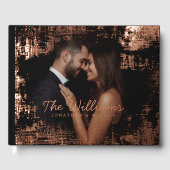 Photo Livre d'invité Romantic Elegant Foil Livre d (Recto)